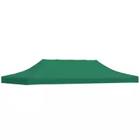 Proginės palapinės stogas, žalios spalvos, 6x3m, 270 g/m²