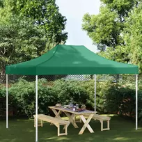 Proginės palapinės stogas, žalios spalvos, 4x3m, 270 g/m²