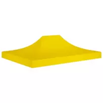 Proginės palapinės stogas, geltonos spalvos, 4,5x3m, 270 g/m²