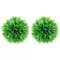 Dirbtiniai buksmedžio krūmai, 2vnt., 20cm, rutulio formos