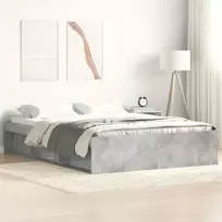 Lovos rėmas, betono pilkos spalvos, 150x200cm, didelis