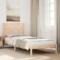 Lovos rėmas be čiužinio, 90x210cm, medienos masyvas, itin ilgas