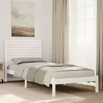 Lovos rėmas be čiužinio, baltas, 90x210cm, mediena, itin ilgas