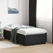 Lovos rėmas, juodos spalvos, 75x190cm, apdirbta mediena