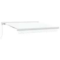 Ištraukiama markizė Balta 300 x 250 cm Audinys ir metalas