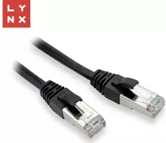 Lynx CS LYNX FTP jungiamasis kabelis Cat5e PVC, CCA, 0,3 m, juodas (pakuotėje yra 10 vnt.)