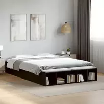Lovos rėmas, juodos spalvos, 150x200cm, apdirbta mediena
