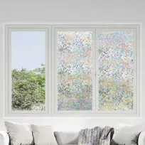 Elektrostatinė langų plėvelė Skaidrus 90 x 2000 cm PVC