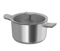 Puodas BergHOFF Moonmist, Ø24 cm, 5.6 l, sidabro sp.