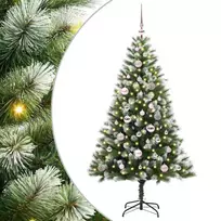 Dirbtinis Lankstus Kalėdų medis su paminkštintu sniegu 150 cm