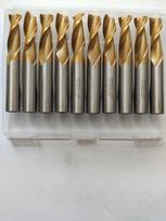 Pirštinės frezos Nfpg fi 10 mm z2 Hssе Tin kobalto rinkinys 10 vnt