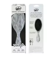 Wet brush Original detangler metallic marble Plaukų šepetys