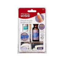 Kiss French Sculpture Acrylic Kit - Acrylic set of french manicure Nagų dildė