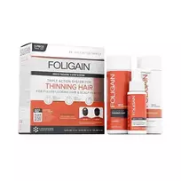 Foligain Triple Action Men's Hair Loss Travel Set