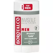 Borotalco Solid deodorant Men Invisible Dry (Deo Stick) Dezodorantas 40 ml