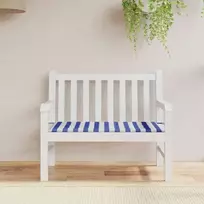 Sodo suoliuko pagalvėlė, mėlyna ir balta, 120x50x4cm, audinys