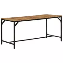 Valgomojo stalas, 160x80x75cm, mango medienos masyvas