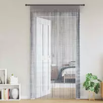 Virvelinės užuolaidos, 2vnt., 140x250cm, šviesiai pilkos sp.