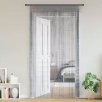 Virvelinės užuolaidos, 2vnt., 100x250cm, šviesiai pilkos sp.