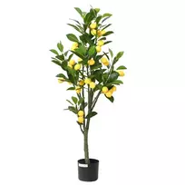 Dirbtinis citrinmedis, žalios spalvos, 120cm, 136 lapai