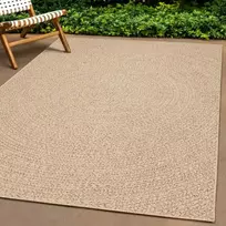 Kilimas ZIZUR, 80x200cm, džiuto imitacija, vidaus ir lauko
