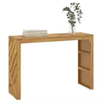 konsolinis stalas 110x35x75 cm medžio masyvo tiko