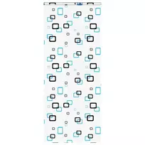 Dušo roletas su kasete, 90x240 cm, audinio plotis 86 cm