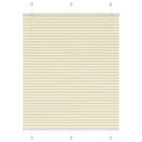 Plisuotas Blind Cream 105x100 cm Audinio plotis 104,4 cm