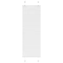 plisuota žaliuze balta 40x150 cm audinio plotis 39,4 cm