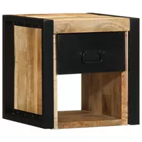 Spintelė prie lovos 40x35x40 cm Tvirtas neapdorotas medis Mango