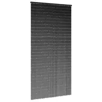 Vabzdžių durų užuolaidos, tamsiai pilkas, 100x200cm, bambukas