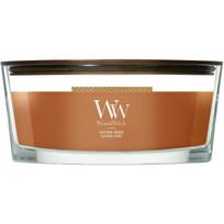 WoodWick Saffron Smoke wax candle Ellipse Brown 1 pc(s)