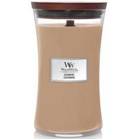 Woodwick Žvakė 2674285E, 609.5g, 120h, 11cm, 18cm, aromatinė, Cashmere, stiklas, vaškas, ruda, cidonija, kriaušė, imbieras, irisas