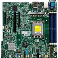 Supermicro serverio pagrindinė plokštė MBD-X13SCH-F MBD-X13SCH-F-B, LGA 1700, Intel C226, micro ATX, DDR5-SDRAM, 128GB, 4x DIMM
