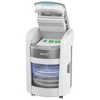 Leitz popieriaus smulkintuvas IQ OptiMax AutoFeed 150 80380000, P-4, 150 lapų, 15 L, 22.5 cm, 4 x 10 mm, 55 dB, 30 min, 211 W