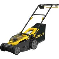 Stanley Akumuliatorinė vejapjovė SCMWP3401M1-QW, 18V, 34cm, 35l, 4Ah, 25-75mm, 265m², 1 baterija, be šepetėlių, 3in1, ergonomiška