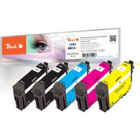 Peach Rašalo rinkinys PI200-977, 2x3,4ml, 3x2,4ml, suderinamas su Epson 604, WorkForce, Expression Home