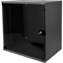 Digitus IT spinta DN-19 12-U-S-SW, 12U, 19 colių, 540x400 mm, juoda, RAL 9005, plienas, IP20, užrakinamos stiklo durys
