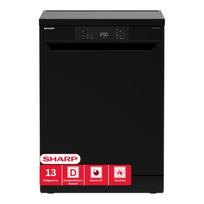 SHARP QW-NA1CF47DB-DE (black, 60 cm)