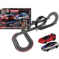 Carrera lenktynių trasa High Speed Pursuit 20062626, 1:43, GO!!!, pradžiamokslis, 1-2 žaidėjai, nuo 6 metų, su LED ekranu