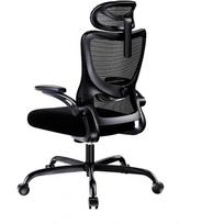 Huanuo biuro kėdė MSOC10, ergonomiška, juoda, 2D galvos atrama, 2D juosmens atrama, 3D porankiai, 90-120°, tinklinė atlošas