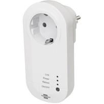 Brennenstuhl išmanusis lizdas 1294840, 230V, 16A, 3680W, 2.4GHz, 40m, IP20, baltas, laikmatis, balso valdymas, Wi-Fi
