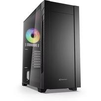 Sharkoon Kompiuterio korpusas S25-W2 ARGB 4044951045709, Extended ATX, 2x USB 3.0, 1x USB Type-C, 2 ventiliatoriai