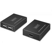Digitus USB 2.0 prailgintuvas DA-73120, 150m, 4x USB-A, 480Mbps, 1x RJ45, CAT6, metalo korpusas
