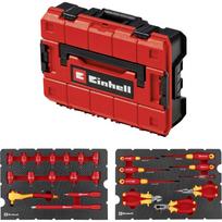 Einhell įrankių dėžė E-Case 370516, 24 vnt., elektriko įrankiai, IEC 60900, 1000V, CrV plienas, S2 plienas, 3/8", 45 dantys