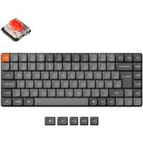 Keychron K3 Max K3M-H1-DE, žaidimų klaviatūra, 75%, vokiečių išdėstymas, Gateron Low Profile 2.0 Mechanical Red, hot-swap