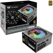 Thermaltake Germanium Pro RGB 1000W (black, 1x 12-pin high power GPU, 4x PCIe, cable management, 1000 watts)