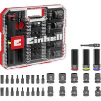Einhell smūginis antgalių ir galvučių rinkinys 109288, 1/2", 32 vnt., S2 plienas, CrMo plienas, Torx, HEX, XZN, 10-22 mm