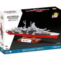 Cobi Klocki Konstruktorius Kovinis laivas Tirpitz COBI-4853, 1:700, 593 vnt., 35,5 cm, Historical Collection, plastikas, 8+ m.
