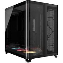 Corsair Kompiuterio korpusas Air 5400 RS-R CC-9011318-WW, Midi bokštas, ATX, E-ATX, Micro-ATX, Mini-ITX, juodas, grūdintas stiklas